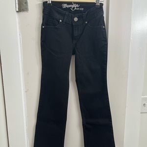 Wrangler Boot Cut Black Jeans 0 x 32